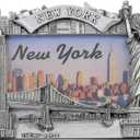 Zizo New York Picture Frame - Silver, New York Souvenir
