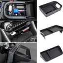 3PCS Center Console Organizer Tray and Armrest Storage Box Compatible with Toyota RAV4 2019-2022 2023 2024 2025 Dash Storage Tray Interior Accessories-Not for New 10.5'' Multimedia Display