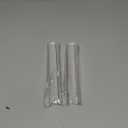 Chunful 2 Pcs 2X Magnifying Ruler Bar for Reading, 6 Inch Line Magnifier with Sliding Markers for Reading Small Prints, Bible, Books, Instructions, Cross Stitch Patterns and Small Print (Blue Line)