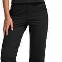 ZFLM Women Casual Loungewaer 2 Piece Outfits Short Sleeved Wide Leg High Waisted Pants with Pockets Tracksuit Sets Streetwear (Medium, Black)