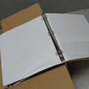 3-Ring Flexible Poly Binder - 12" Capacity - White