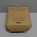 Shampoo and Conditioner Dispenser, Unisense Shower Soap Dispenser 3 Chamber No Drill Wall-Mounted Shampoo Dispenser for Shower Wall Mounted Shower Dispenser for Bathroom Hotel Large Capacity, Chrome