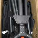 Collapsible Wagon Cart with Wheels Foldable - Folding Utility Heavy Duty Wagons Carts for Grocery Sports Garden Shopping Camping Wheelbarrows (Black, 120L)