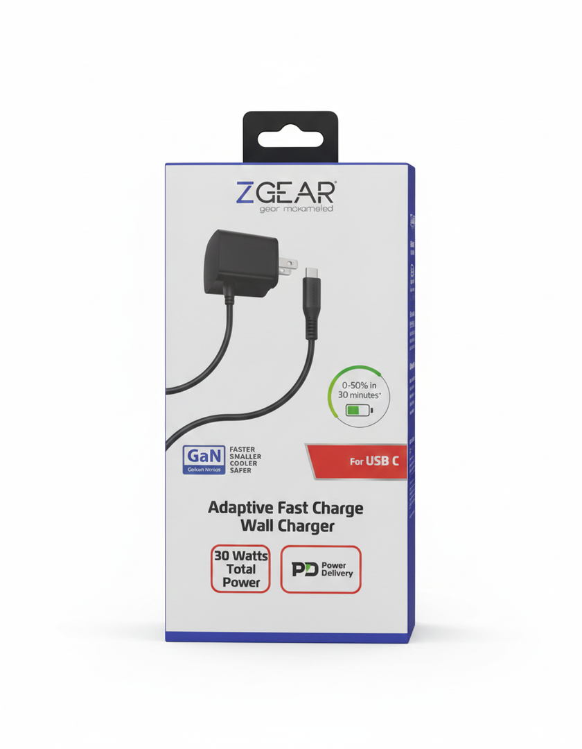 ZGEAR Adaptive Fast Charge Wall Charger