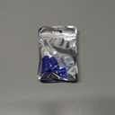 4 x Blue Anodized Aluminum Tire Valve Stem Caps with Plastic Inner Sleeve, Corrosion Resistant. Universal Valve Caps for Cars, Trucks, Motorcycles, Pack of 5