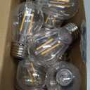 BRIMAX 25 Pack 2W S14 Replacement LED Bulbs,2700K Soft Warm White, Shatterproof Waterproof Outdoor String Light Bulbs Dimmable,E26 Medium Base,Plastic Edison Bulbs for Patio Garden
