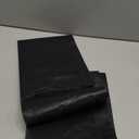 Smiry Rectangle Tablecloth, Elastic Fitted Flannel Backed Vinyl Tablecloths for 6ft Folding Tables, Waterproof Wipeable Table Covers for Indoor, Outdoor, Picnic and Camping (Black, 30"x72")