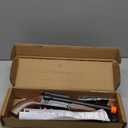 Double Barrel Toy Shotgun with Soft Bullets - Realistic Foam Blaster Gun for Kids, Sniper Rifle with Scope & Safe Rubber Bullets - Boys Outdoor Toys for Ages 6-12 (Brown)