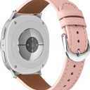 Leather Bands Compatible with Samsung Galaxy Watch 8 40mm/44mm Watch8 Classic 46mm Straps Wristbands Women Men