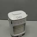 Portable Air Conditioners, SMLEGFT Evaporative Air Cooler with 3 Speeds & 2/4/6/8H Timer, 7 Color Light & 900ml Large Tank, Dual Mist Spray & Dual Icebox, Personal Air Conditioner for Bedroom Office