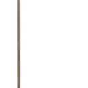 Brightech Montage Modern Floor lamp, LED Floor Lamp for Living Rooms & Offices - Tall Standing Lamp for Bedroom Reading - Corner Pole Lamp for Contemporary Home Decor - Satin Nickel