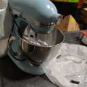 KitchenAid Artisan Series 5 Quart Tilt Head Stand Mixer with Pouring Shield KSM150PS, Mineral Water (Almond Cream)