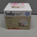 bella Electric Egg Cooker, 7 Eggs Capacity Tray, Single Stack, for Poached, Scrambled, Hard, Medium & Soft Boiled Eggs, Omelets and Steamed Dumplings, Auto Shutoff, 360 Watt, Oatmilk