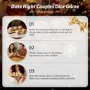 2025 Santa Swap Gift Exchange Dice,Advent Calendar 2025,24 Days Christmas Countdown Gift with Dice Set,Stocking Stuffers for Men Women Adults Couples,Anniversary Christmas Birthday Wedding Gifts