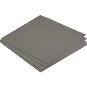 MECCANIXITY EVA Foam Sheets Light Grey 9.8 Inch x 9.8 Inch 3mm Thick Crafts Foam Sheets for Costumes, Arts and Crafts Projects Pack of 6