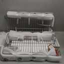 LOVMOR 2 Tier Individual Pull Out Cabinet Organizer 11" W x 18" D, Slide Out Kitchen Cabinet Storage Sliding Shelves