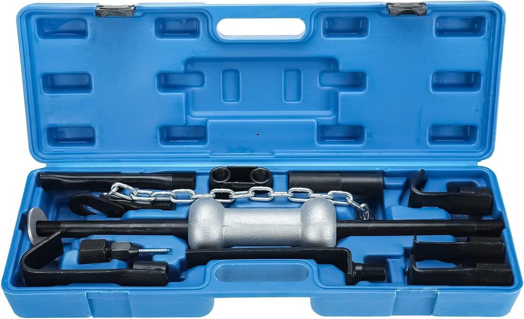 13Pcs Slide Hammer Dent Puller Tool 10lbs for Auto Body Truck Repair