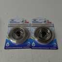 Kitchen SinkShroom Revolutionary Clog-Free Stainless Steel Sink Strainer, Chrome gray 2 Pack