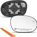 BSD Compatible with 2008-2023 Dodge Challenger, Dodge Charger Passenger Side Mirror, Right Side Mirrors with Blind Spot, Power Heated