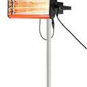 Infrared Paint Curing Lamp 1050W Car Infrared Paint Baking Lamp Mobile Auto Heating Dryer Infrared Light Shortwave Curing Lamp for Spray Booth