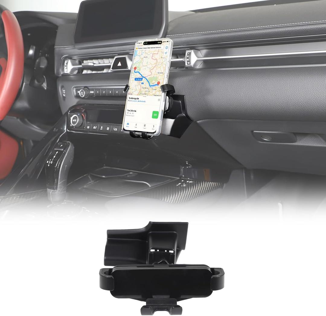 Car Phone Mount Compatible with Toyota Supra GR A90 A91 MK5 2019-2025, Center Console Air Outlet Cell Phone Holder, Handsfree Air Vent Phone Stand, Telescopic Arm Holder