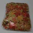 2Pcs Artificial Fall Hanging Maple Leaves Plants Outdoor UV Resistant No Fade Fake Plastic Plants for Thanksgiving Day Decor Autumn Garden Porch Window Boxe