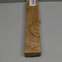 AHHFSMEI Round Faux Linen Placemats Set of 4 Heat Resistant Non-Slip Stain Proof Table Mats for Kitchen Dining Elegant Decor Place Mats (Brown,4)