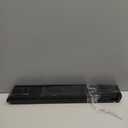 Utoplike 4 pcs Bamboo Kitchen Drawer Dividers Large, Adjustable Black Drawer Organizers, Spring Loaded, Works in Kitchen, Dresser, Bathroom, Bedroom, Drawer, Desk, 2.4" H