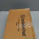 Inside Out Home Christmas Tree Skirt, Xmas Metal Tree Collar 27 Inch Diameter Base, Christmas Large Collar for Real or Artificial Tree, Xmas Decorations (Nickel)