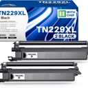 TN229XL Black Toner Cartridges for Brother TN229XL Toner Cartridges Brother MFC-l3780CDW Brother TN229XL BK Work for MFC-L3780CDW HL-L3280CDW MFC-L3720CDW HL-L3220CDW HL-L3300CDW (TN 229XL BK 2 Pack)