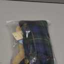 Queenmore Dog Winter Coat Warm Dog Jacket for Cold Weather, Quilting Puffer Plaid Coats for Small/Medium Dogs Waterproof,Girl/Boy Pet Christmas Coat,Pet Snowsuit with Leash Hole/Fleece Padding, S