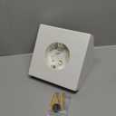 Ceiling Fan Mounting Bracket Kit,Ceiling Fan Angle Mount Box Fits FB900-1 Cathedral Ceiling Angles of 80° or Up, White (1)