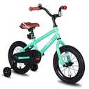 JOYSTAR 12 Inch Kids Bike for Boys Girls 2 3 4 Years Old Gifts Toddlers Bicycle with Training Wheels Children Bikes with Foot Brake BMX Style Mint Green