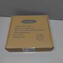 Novelty Lights 25 Pack Warm White G50 LED Filament String Light Bulbs, E17/C9 Intermediate Base, 7 Watt Equivalent, Shatterproof Replacement Bulbs for Patios, Canopy Lighting