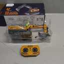 Jiakora 12 Channel Remote Control Excavator, Construction Toys with Metal Shovel, Realistic Lights & Sounds, Includes 2 Batteries, Toys for 3 4 5 6 7 8 9 10 11 12 Year Old Boys, Birthday Gift