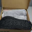 Men's Orthopedic Wide Waterproof Hiking Boots: Comfortable Plantar Fasciitis Work Walking Running Trekking Shoes, Orthotic Non Slip Flat Feet Mid Ankle Support Trail Sneakers for Foot Pain Relief (45.5 EU, K1-grey)