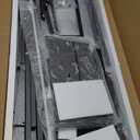 AODK L Shaped Gaming Desk with Led Lights, 59 Inch Reversible Gaming Computer Desk with Display Shelves, PC Gamer Desk Gamer Table with Storage Bag, L Desk for Game, Black