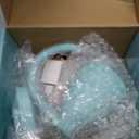 BOHON LED Desk Lamp with USB Charging Port, 3 Color Modes Fully Dimmable Reading Lamp, Auto Dimming Task Lamp, Flexible Neck Table Light for Office Dorm Bedside, Adapter Include, Teal