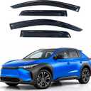 Window Visors Rain Guards for 2023-2026 Toyota bZ4X & Subaru Solterra
Out-Channel Rain Guards Vent Wind Deflectors 4PC, Car Accessories for 23-26 Toyota bZ4X & Subaru Solterra