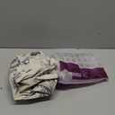 jinchan Tie Up Valance Floral Linen Valance for Windows Farmhouse 54 Inch Damask Printed Short Window Treatment Adjustable for Kitchen Living Room Light Filtering 1 Panel Blue on Beige, Size: 42"W x 54"L (Pack of 1)