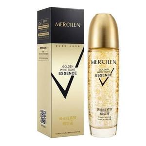 MERCILEN Golden Wire Tight Essence – Firming & Lifting Facial Serum for Anti-Aging, Hydration, and Skin Radiance, 120ml