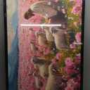 Jesus Lamb Large Wall Art Christian Religious Painting Wall Decor Church Canvas Prints Pink Pictures Framed Artwork Decoration for Prayer Bedroom Living Room Office 36"x24"