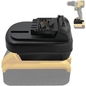 20V to 12V Adapter for Dewalt Battery, Fit for Dewalt XR 18V/20V/60V Li-ion Battery Convert to 12V Tools Use