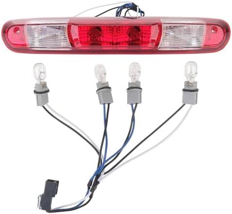 Ricmjend 25890530 3Rd Third Brake Light Cargo Lamp High Mount Stop Light Fit for Chevy Silverado GMC Sierra 1500 2500 3500 HD 2007-2013 Replace 923-247 Red Rear Center High Mount Brake Light