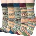 3 x Loritta Wool Socks for Women, Winter Warm Stocking Stuffers Gifts for Women Cabin Crew Hiking Boot Socks