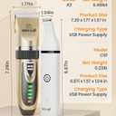 oneisall Dog Clippers and Paw Trimmer Kit 2 in 1 Low Noise Cordless Dog Clippers for Grooming Pet Hair Trimmers for Small and Large Dogs Cats Animals