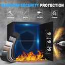 2.8 Cu Ft Safe Box For Home Documents -Steel Electronic Digital Safety Box for Office Money Jewelry Valuables, Personal Security Lock Box with Sensor Light, Removable Shelf, Mute Function