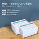 High Yield 280XXL 281XXL Ink Cartridges Replacement for Canon Printers  5-Pack with Upgraded Chip, Crisp Text & Vivid Colors Works with Canon PIXMA TR8620a, TR8520, TS9520, TS9521C, and More