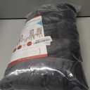 Velvet Chair Covers for Dining Chairs Set of 6, Stretchy Soft Parson Chair Covers Removable Washable Kitchen Dining Room Chair Slipcovers with Elastic for Universal Fit (Dark Grey)