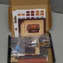 Book Nook Kit for Adults, Booknook DIY Miniature House Kit, 3D Wooden Puzzles for Adults, Wood Gifts for Book Lovers Women Friends - Magic Academy